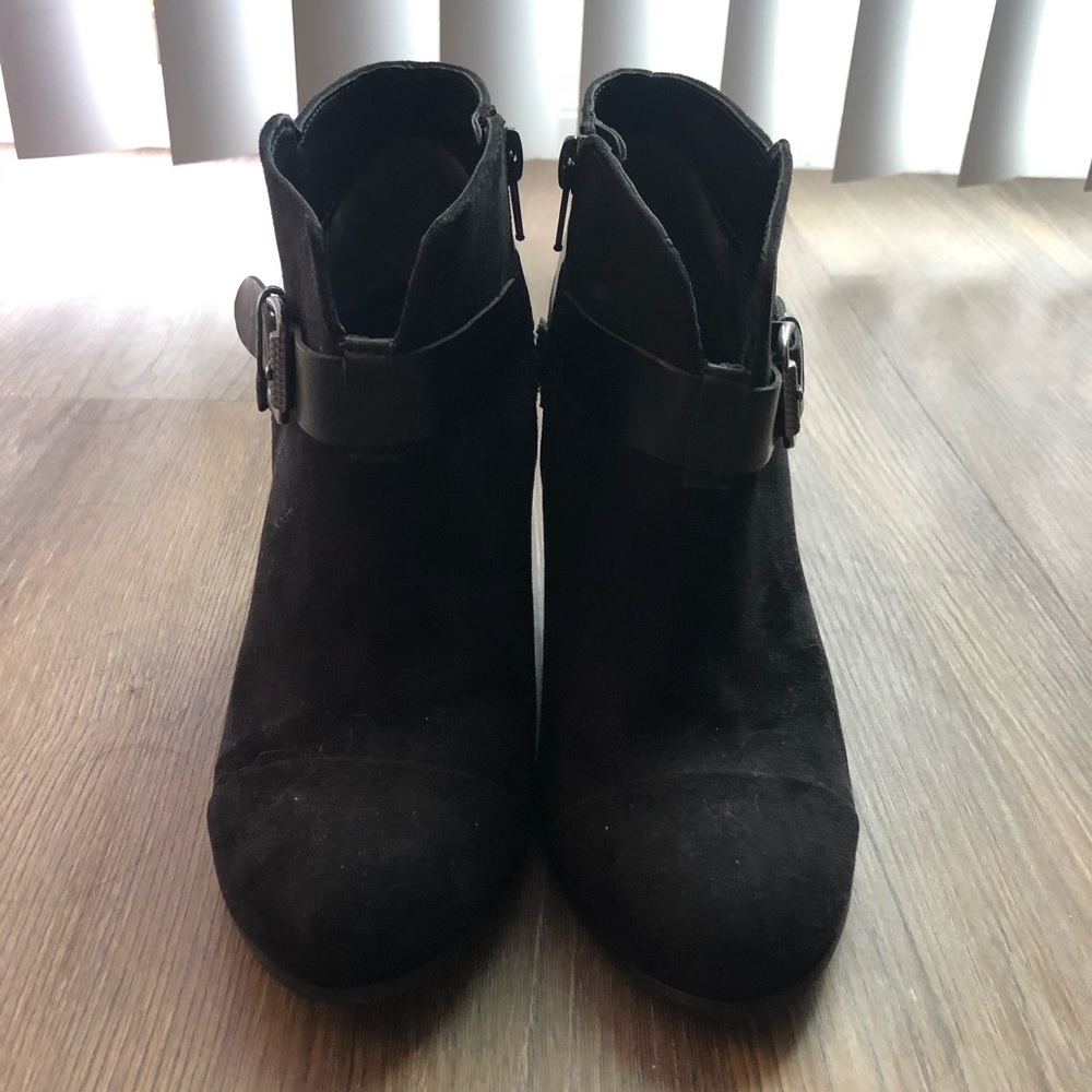 Carlos Santana Black Booties